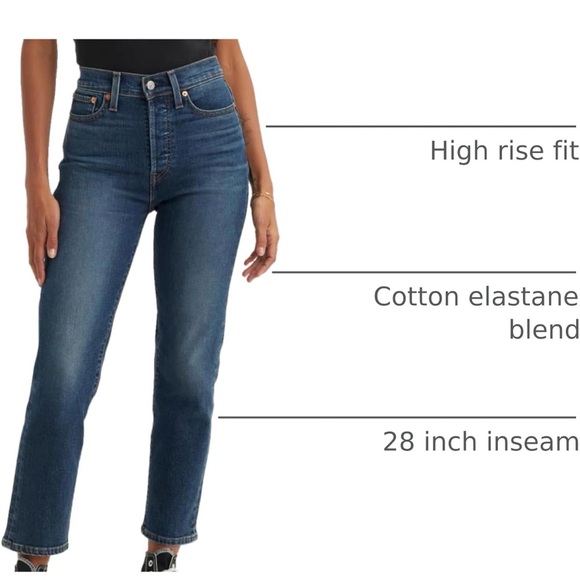Levi’s Women’s Wedgie Straight Jeans - Picture 4 of 4